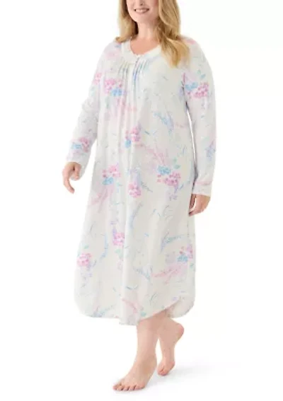 Plus Long Sleeve Gown