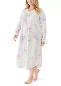 Plus Long Sleeve Gown