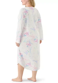 Plus Long Sleeve Gown