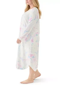 Plus Long Sleeve Gown