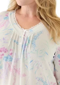 Plus Long Sleeve Gown