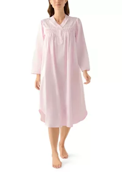Long Smocked Nightgown