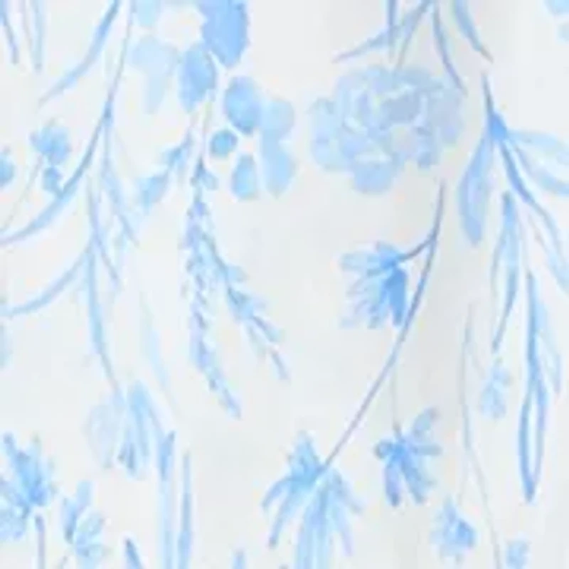 Printed Long Zip Robe