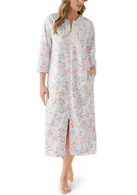 Women's Long Silky Knit Robe
