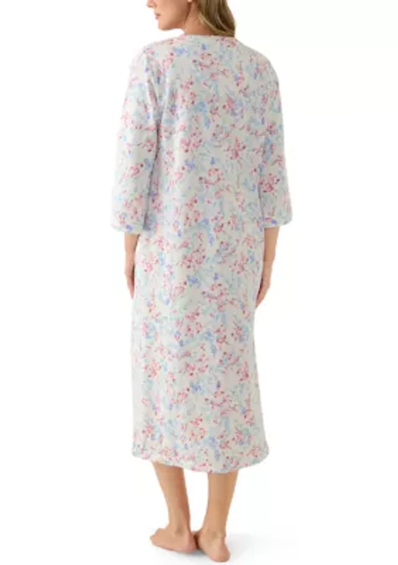 Women's Long Silky Knit Robe