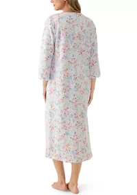 Women's Long Silky Knit Robe