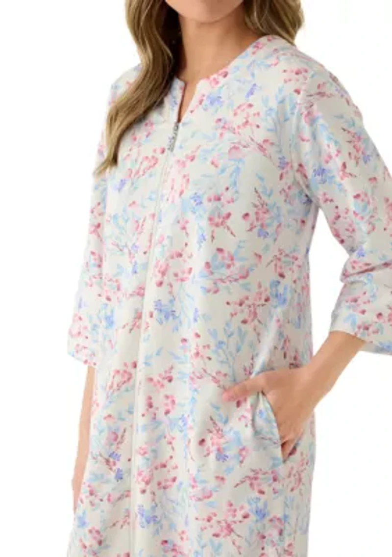 Women's Long Silky Knit Robe