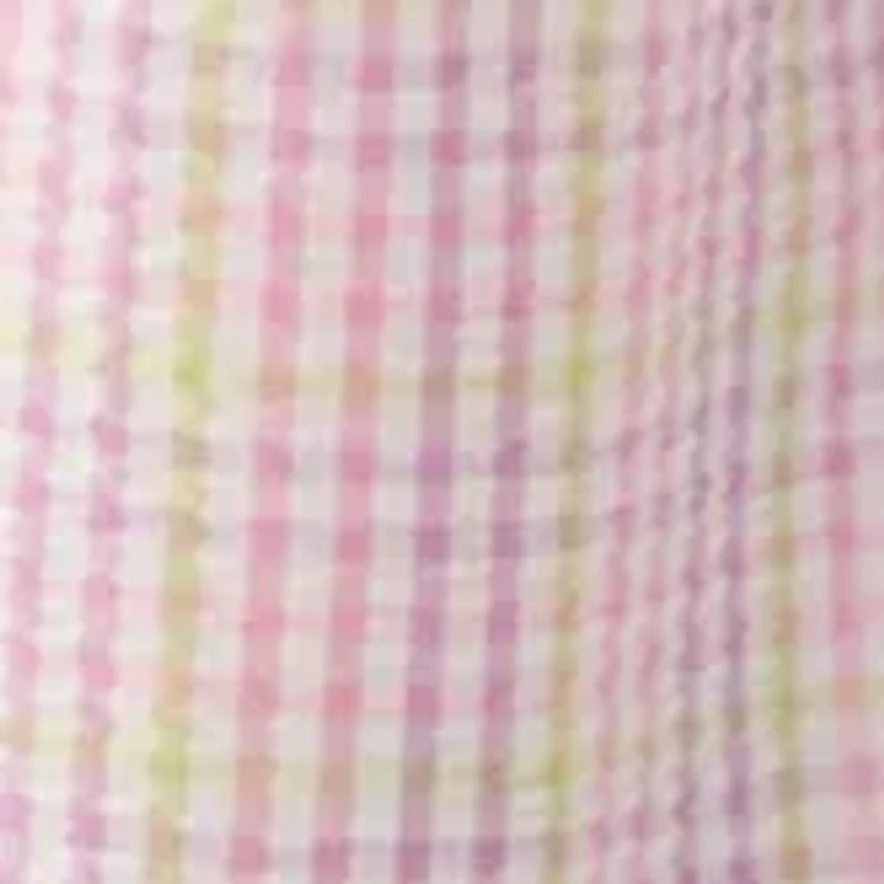 Seersucker Short Snap Robe