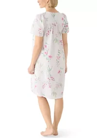 Women's Short Seersucker Robe