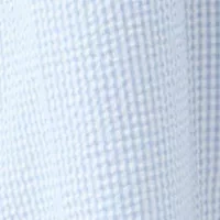 Plus Seersucker Long Zip Robe