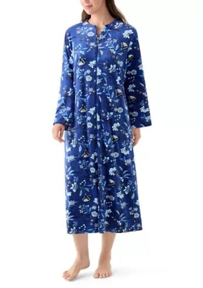 Women's Luxe Fleece Long Zip Robe