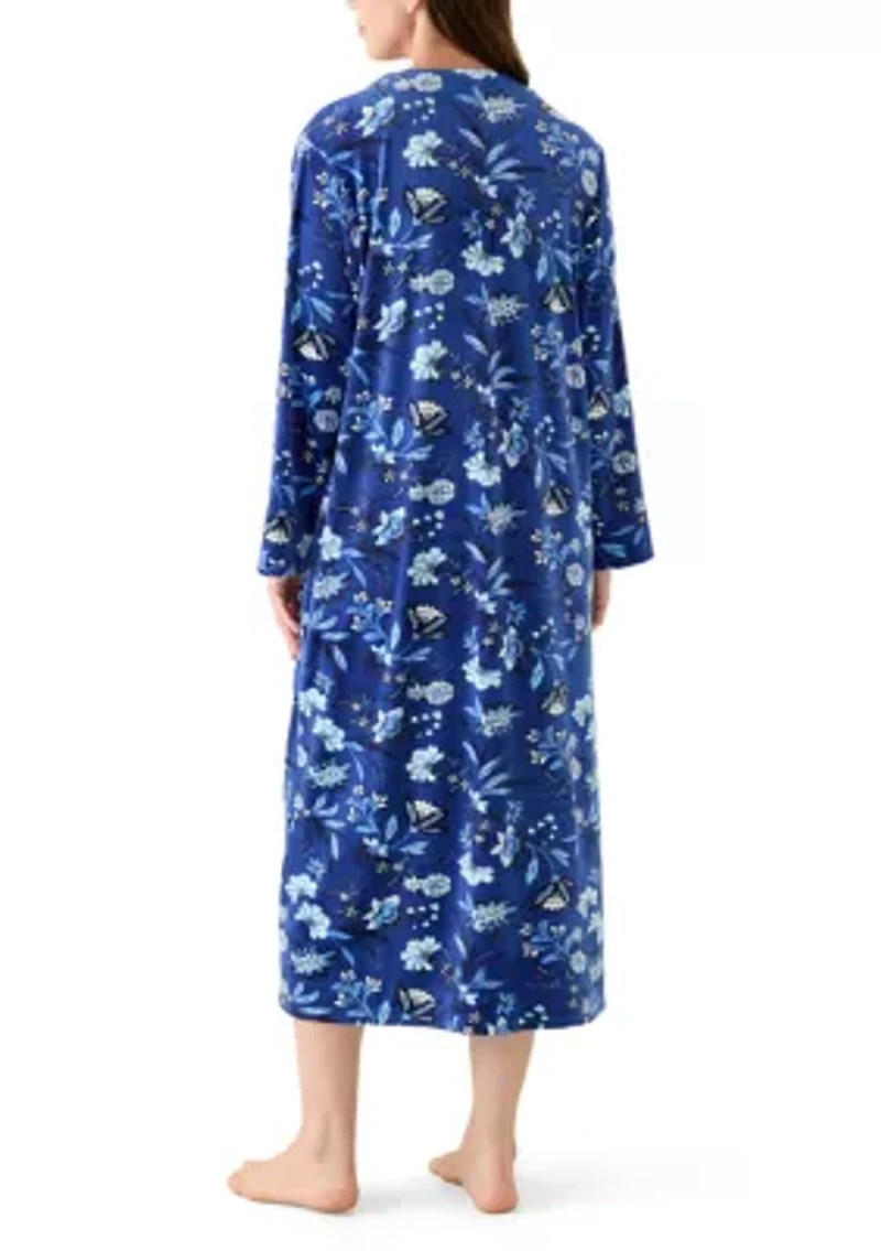 Women's Luxe Fleece Long Zip Robe