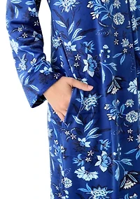 Women's Luxe Fleece Long Zip Robe