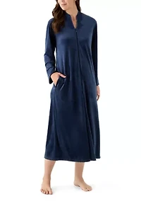 Women's Luxe Fleece Long Zip Robe