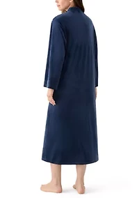 Women's Luxe Fleece Long Zip Robe