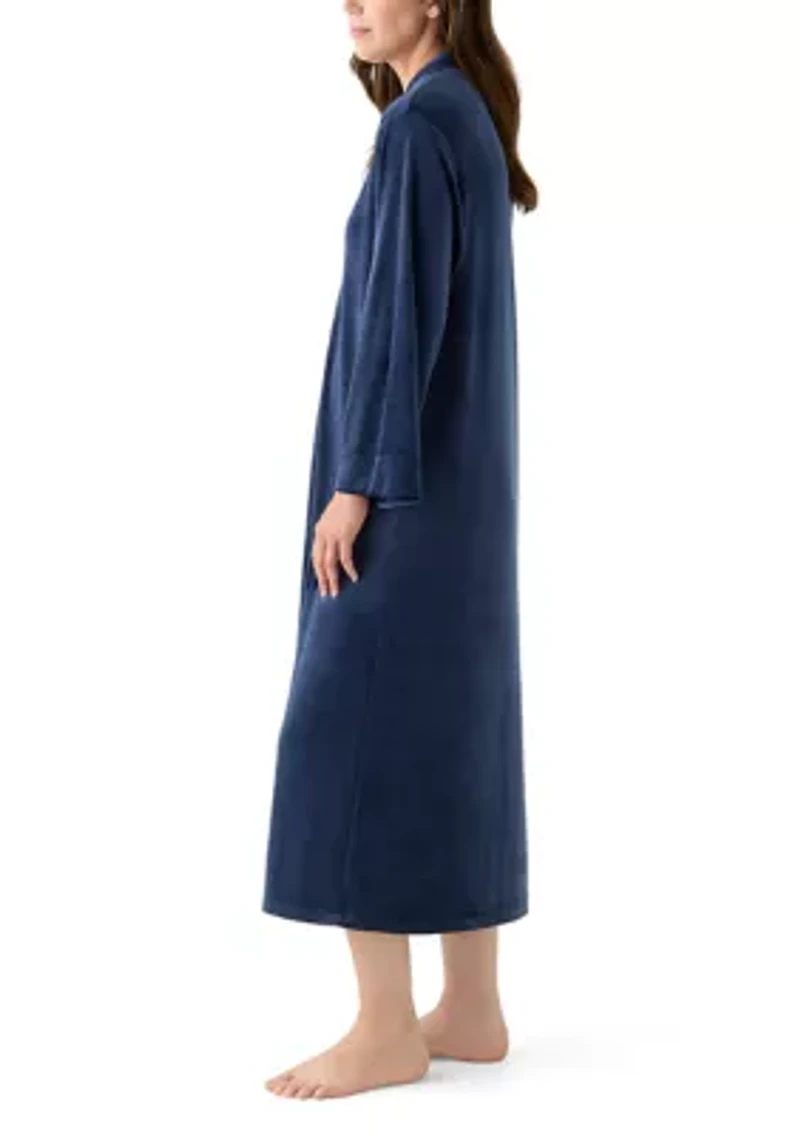 Women's Luxe Fleece Long Zip Robe
