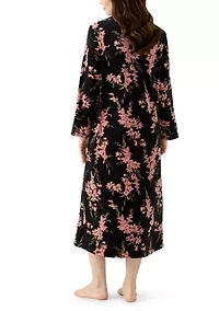 Women's Luxe Fleece Long Zip Robe