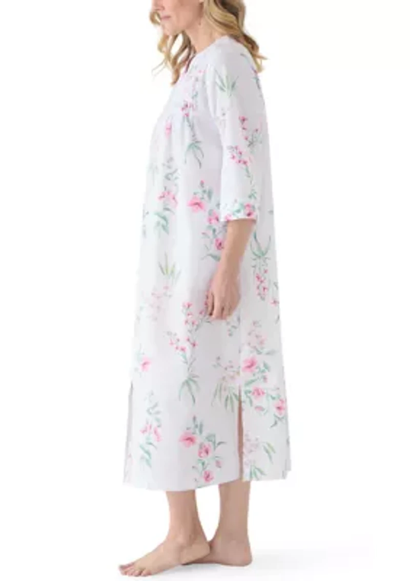 Women's Long Seersucker Robe