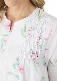 Women's Long Seersucker Robe