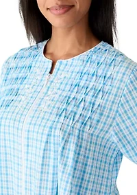 Women's Long Seersucker Robe