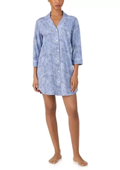 Cotton Knit Sleepshirt