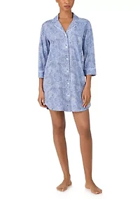 Cotton Knit Sleepshirt