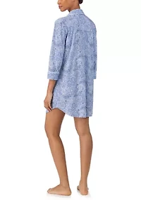 Cotton Knit Sleepshirt