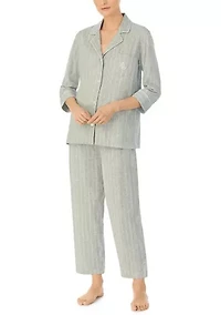 Knit Capri Pajama Set