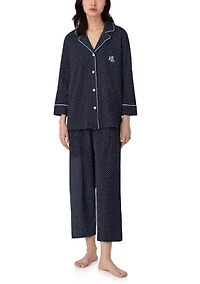 Knit Capri Pajama Set
