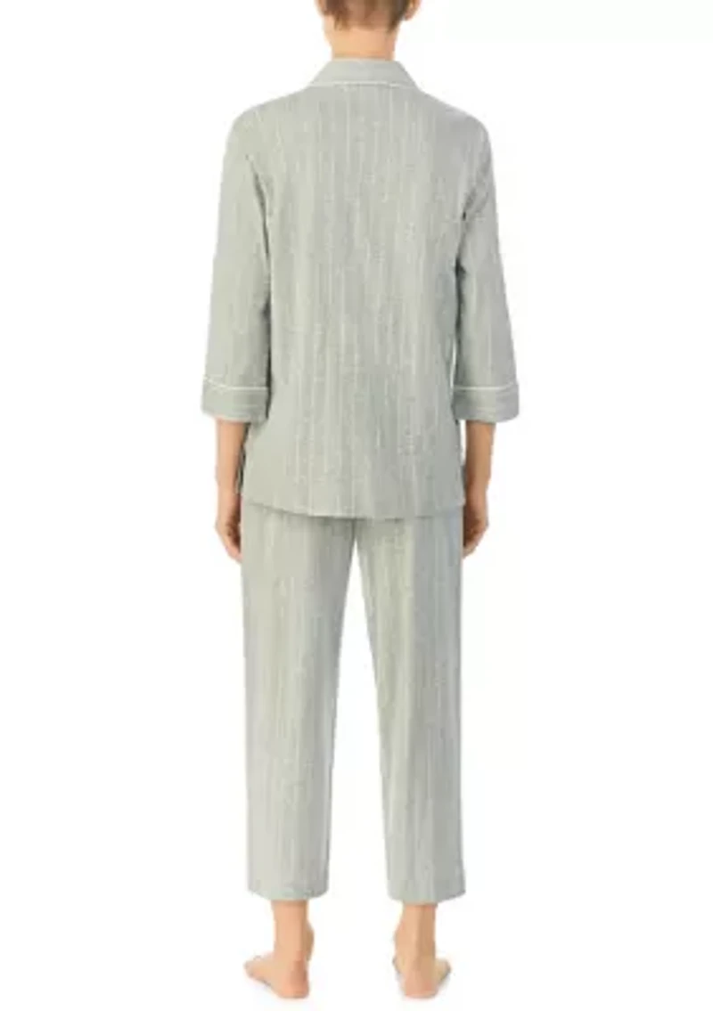 Knit Capri Pajama Set