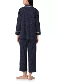 Knit Capri Pajama Set