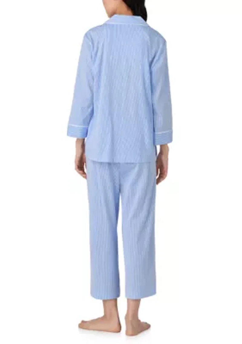 Knit Capri Pajama Set