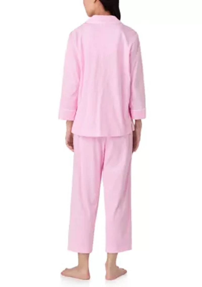 Knit Capri Pajama Set