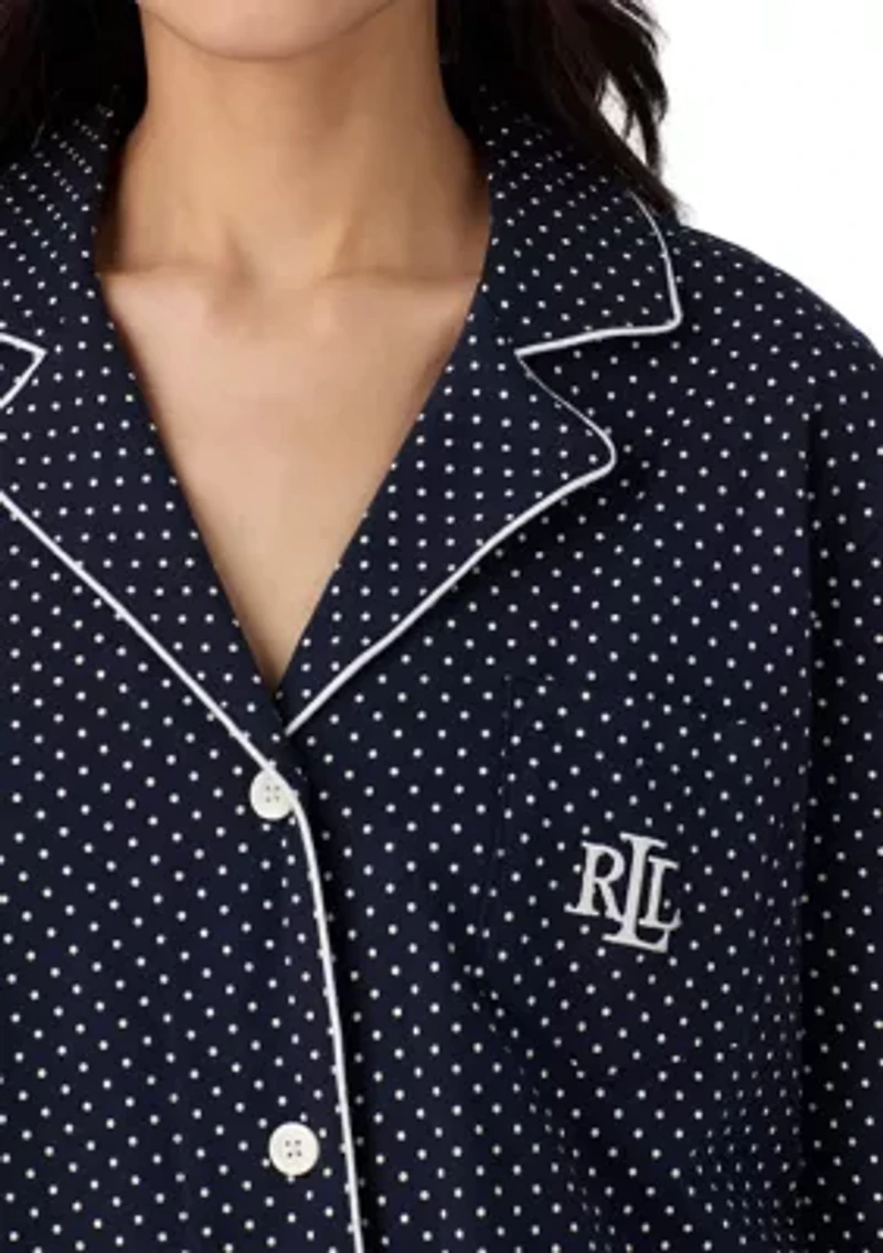 Knit Capri Pajama Set