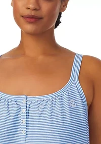 Plus Double Strap Button Neck Ballet Gown