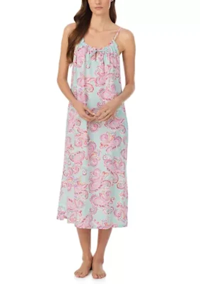 Sleeveless Ruffle Neck Ballet Gown