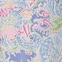 Double Strap Button V-Neck Short Gown