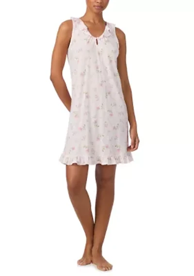 Sleeveless Border Trimmed Gown