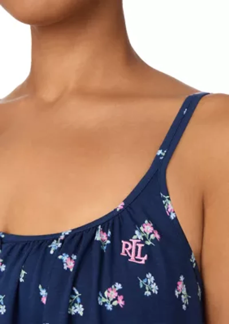 Plus Double Strap Button Neck Gown