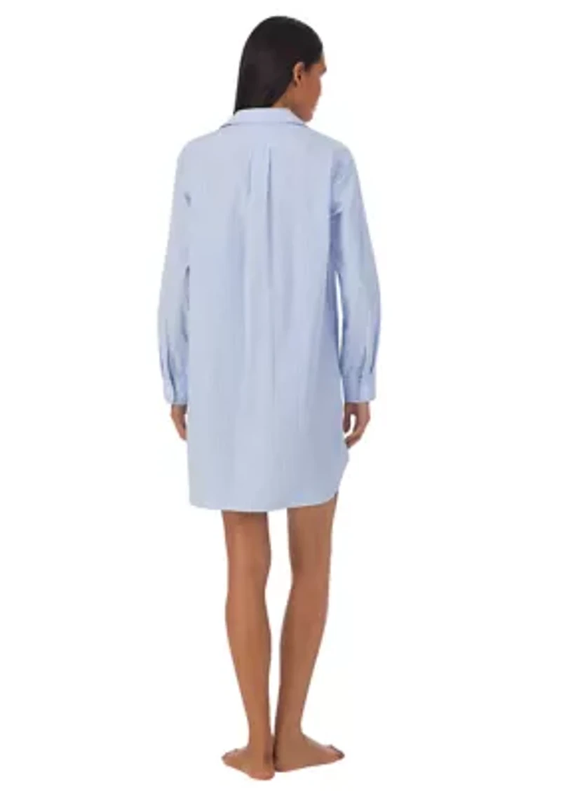 Signature Long Sleeve His Shirt Sleepshirt