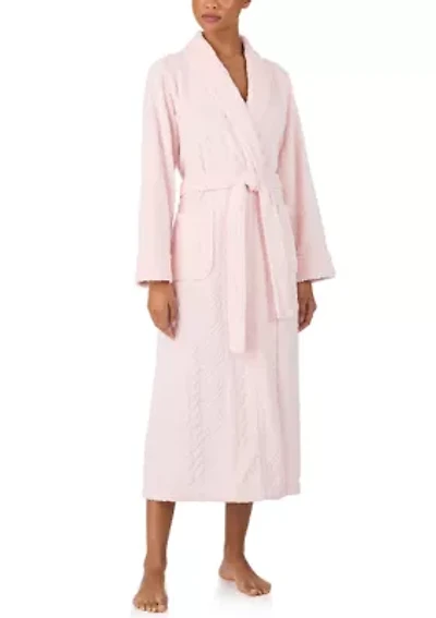 Shawl Collar Long Robe