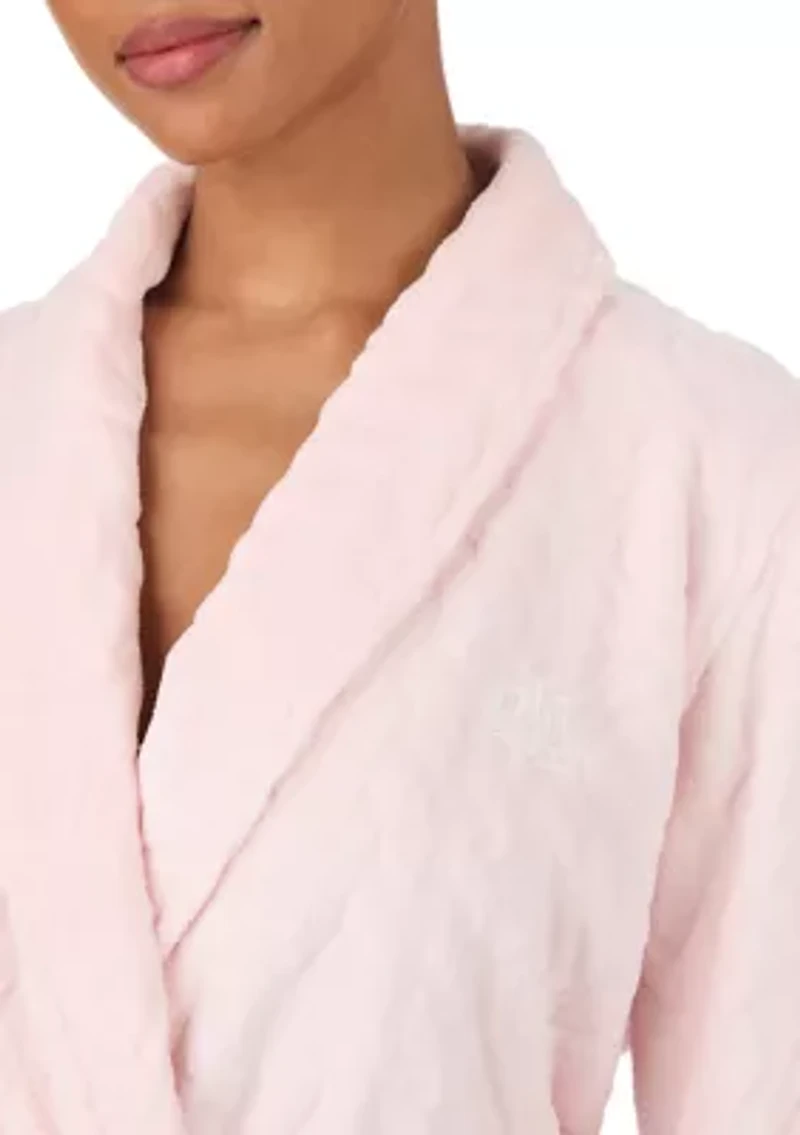 Shawl Collar Long Robe