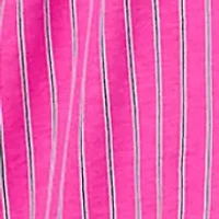 Plus Short Sleeve Notch Collar Ankle Pant Pajama Set