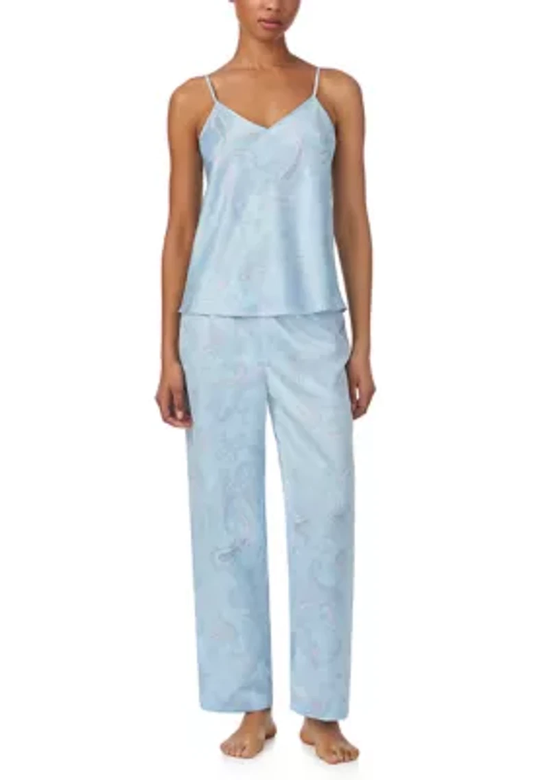 Women's Long Satin Pajama Set