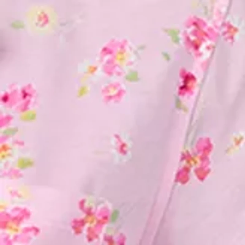 Women's Cropped Short Sleeve and Pants Pajama Set