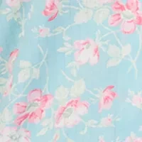 Plus Short Sleeve Notch Collar Cropped Pant Pajama Set