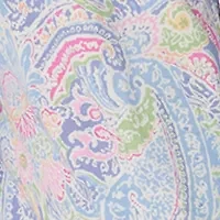 Short Sleeve Notch Collar Cropped Pants Pajama Set