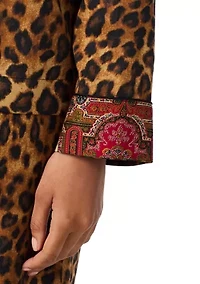 Long Sleeve Notch Collar Pant Pajama Set