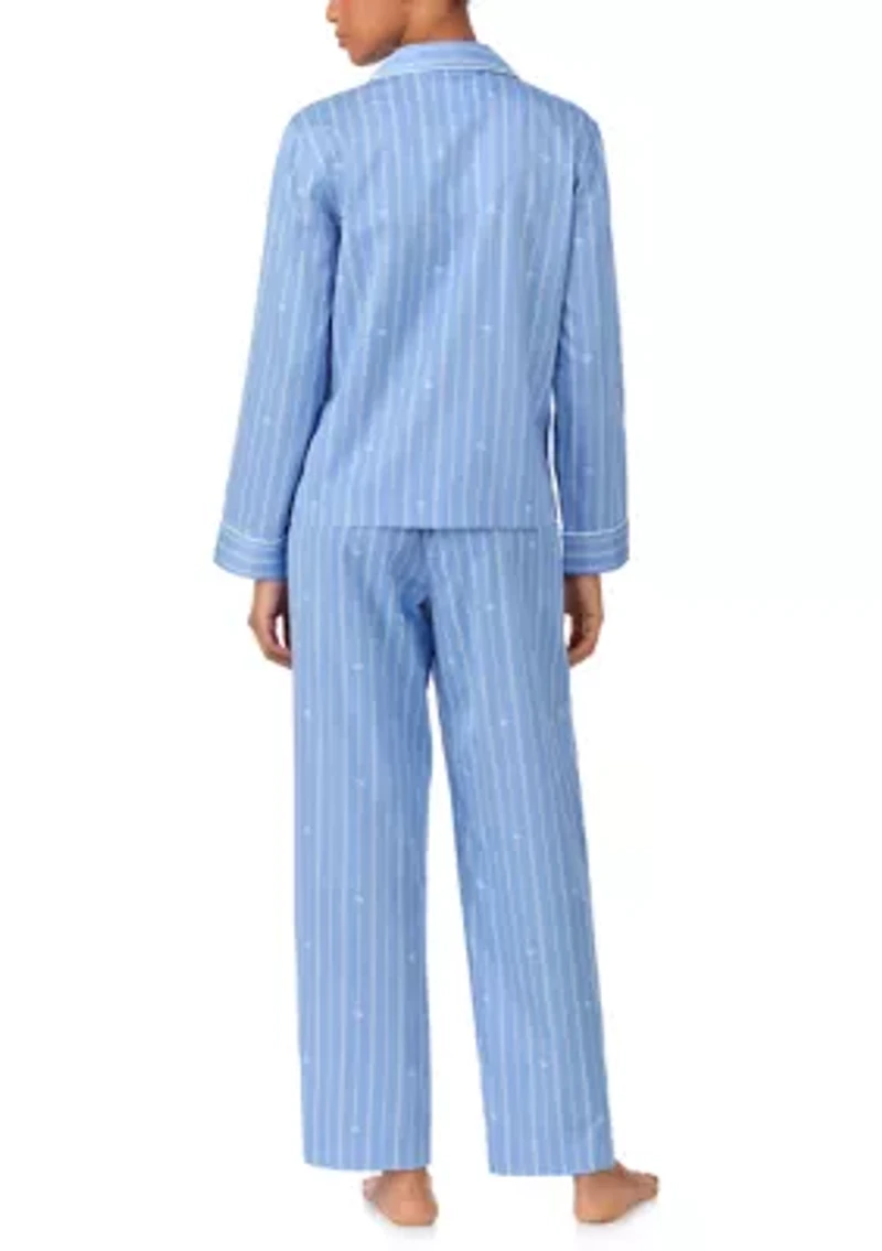 Women's Long Sleeve and Pants Pajama Set