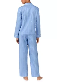 Women's Long Sleeve and Pants Pajama Set